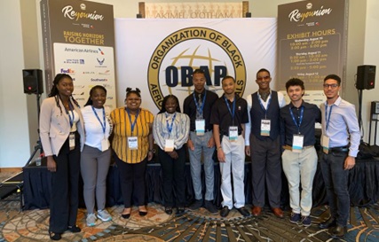 group photo of the Organization of Black Aerospace Professionals